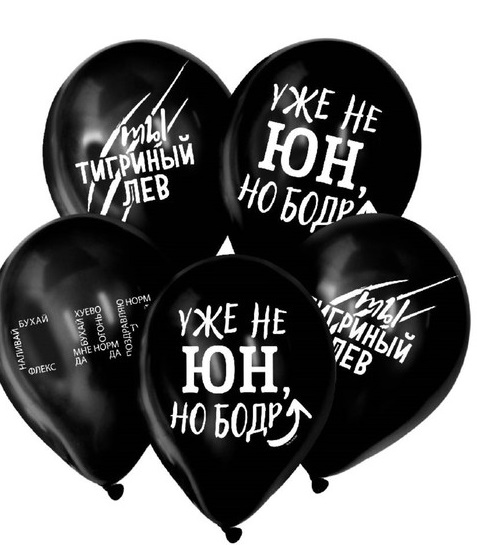 Шар воздушный 12" «С приколом» для друга
