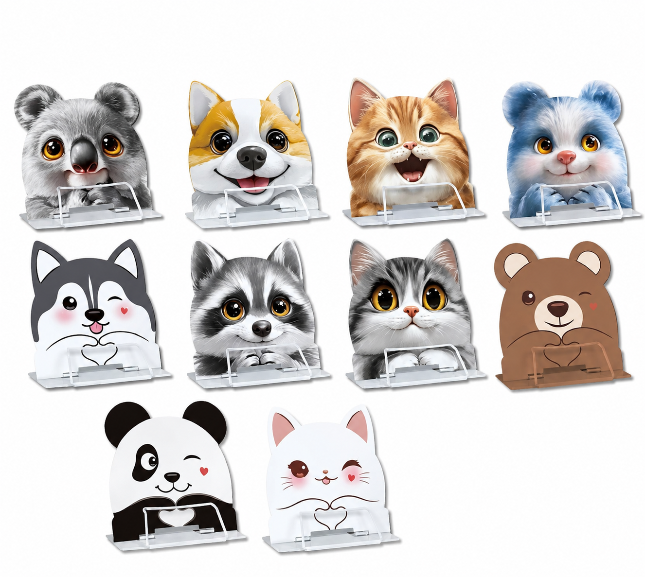 Подставка для книг "Аnimals" микс