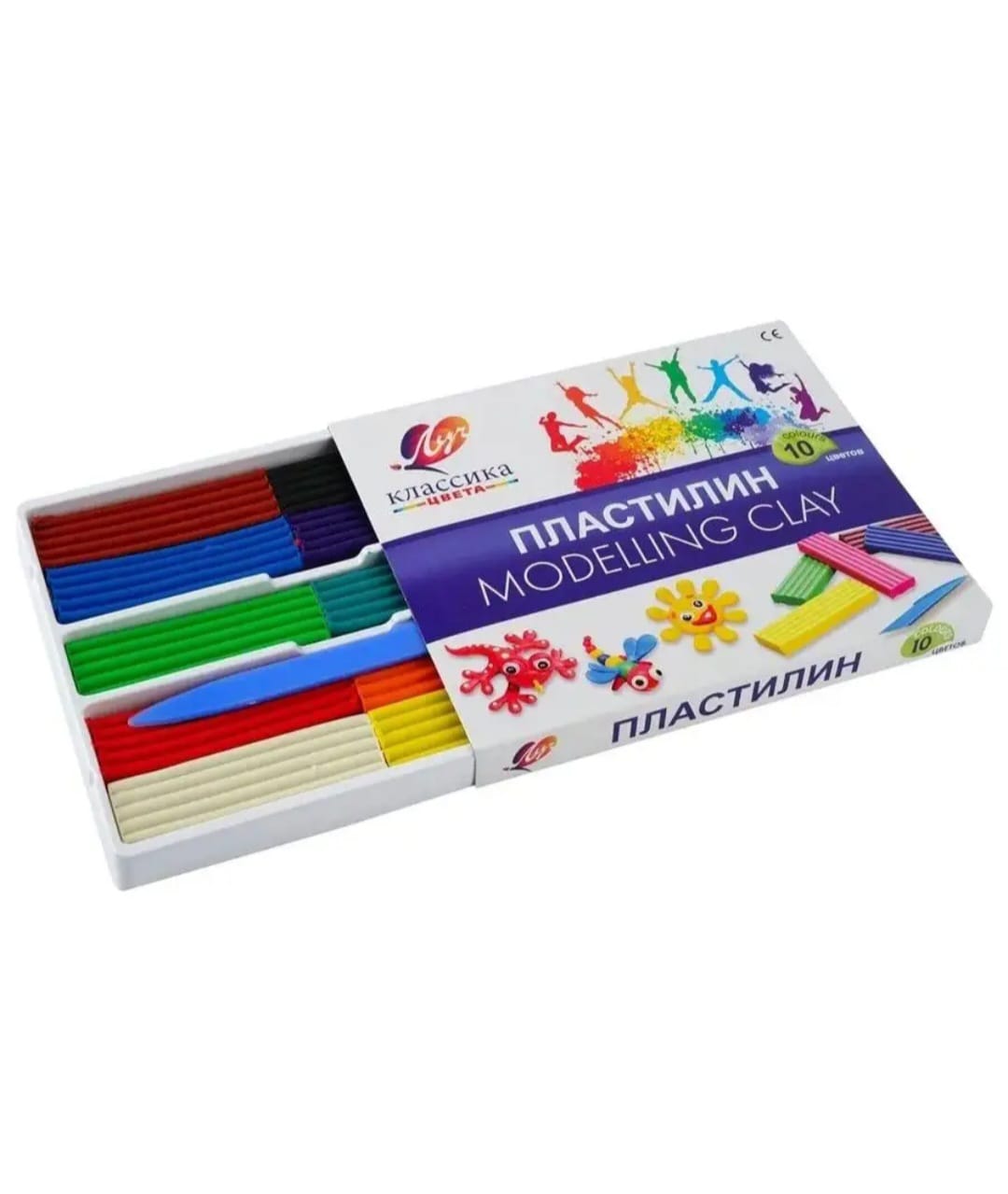 Пластилин Луч "Классика" , 10 цветов, 200 гр