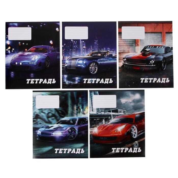 Тетрадь 24 листа в линию Calligrata "Street racing", обложка мелованный картон, ВД лак