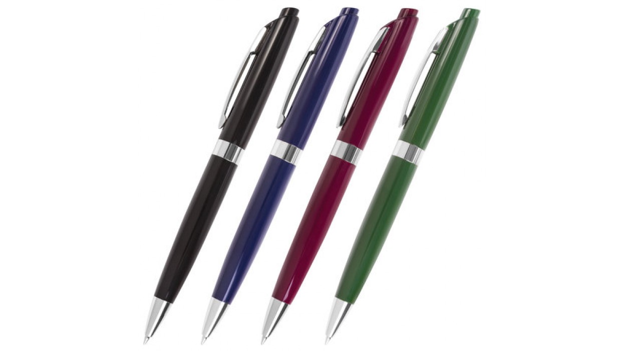 Ручка шариковая Brauberg Diplomat, синяя, микс