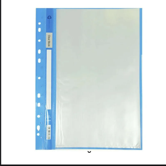 Папка файловая  Clear Book 4А 20 файлов, синий