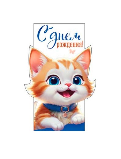 Конверт для денег "С Днем Рождения! Животные"
