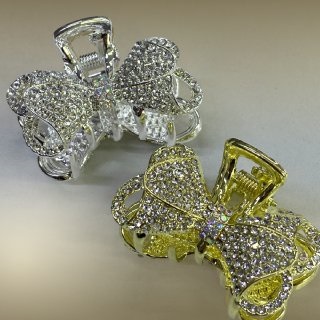 Краб металл  бантики, микс