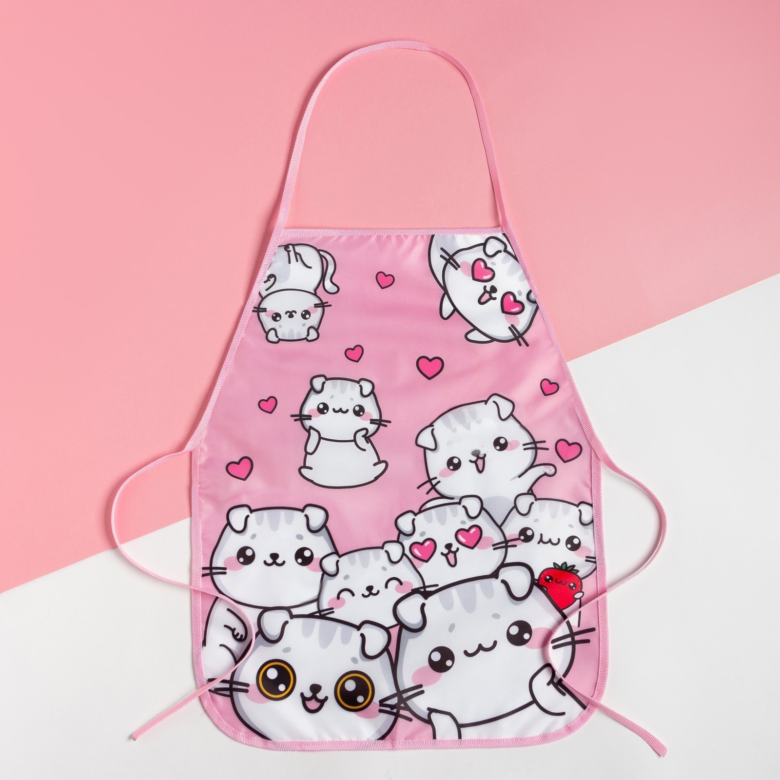 Фартук детский для творчества «Этель» Lovely cats, 49×39 см