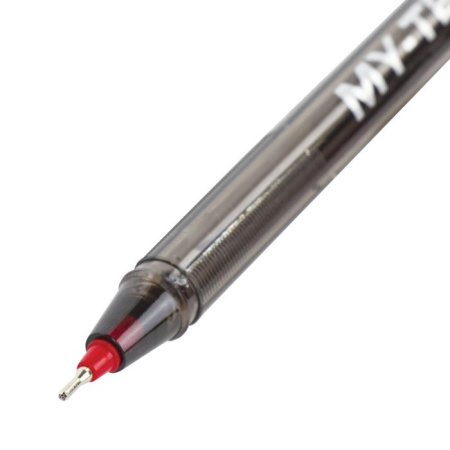 Ручка шариковая масляная Pensan "My-Tech", чернила красные