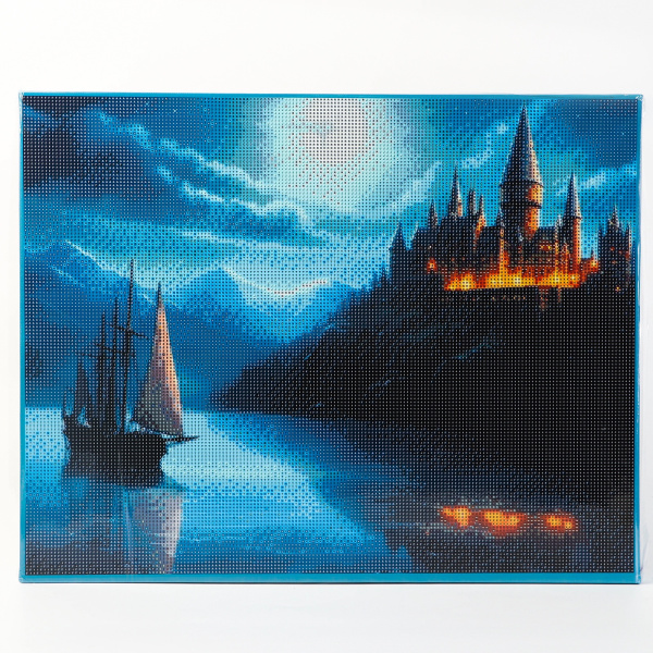 Алмазная вышивка полное заполнение «Сказочный замок», на раме, 40×50 см