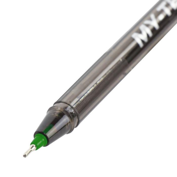 Ручка шариковая масляная Pensan "My-Tech", чернила зеленые