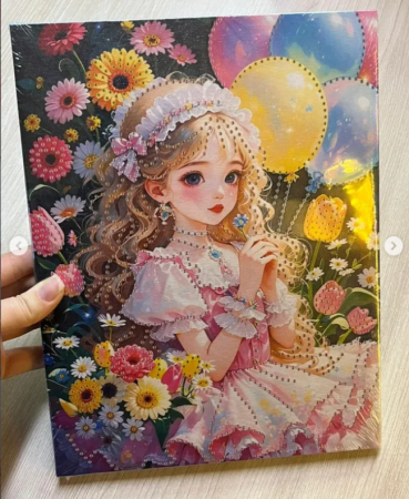 Алмазная мозаика Девочки Аниме, 23*30 см, микс