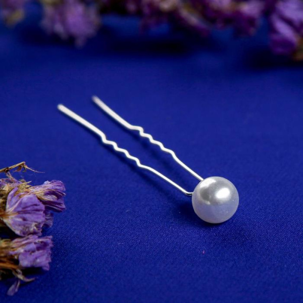 Шпилька для волос "Жемчужинка" 1 см