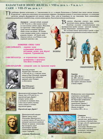 Атлас. История Древнего Казахстана. 5 класс