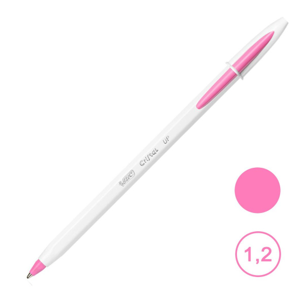 Ручка шариковая BIC Cristal Up Fun розовый