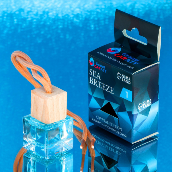 Ароматизатор подвесной Grand Caratt Crystal Edition, Sea Breeze, 6 мл