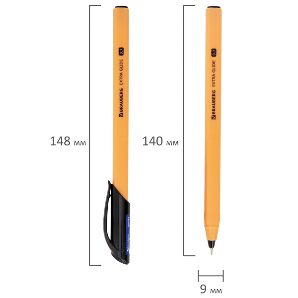Ручка шариковая d=0,7 мм Extra Glide Softy EL, синяя, микс
