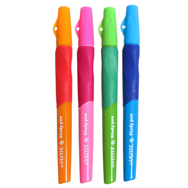 Ручка обучающая для левши deVENTE Study Pen, узел 0,7 мм, каучуковый держатель