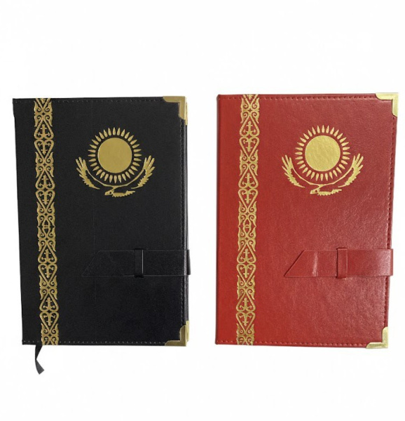 Ежедневник с символикой Казахстана, А5, 140л, клетка 