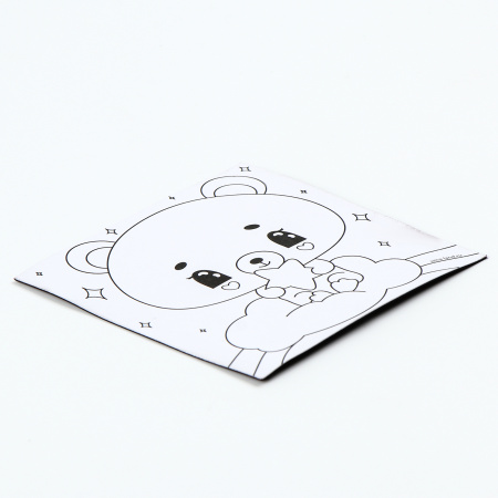 Магнит-раскраска «Мишка», 10 х 10 см