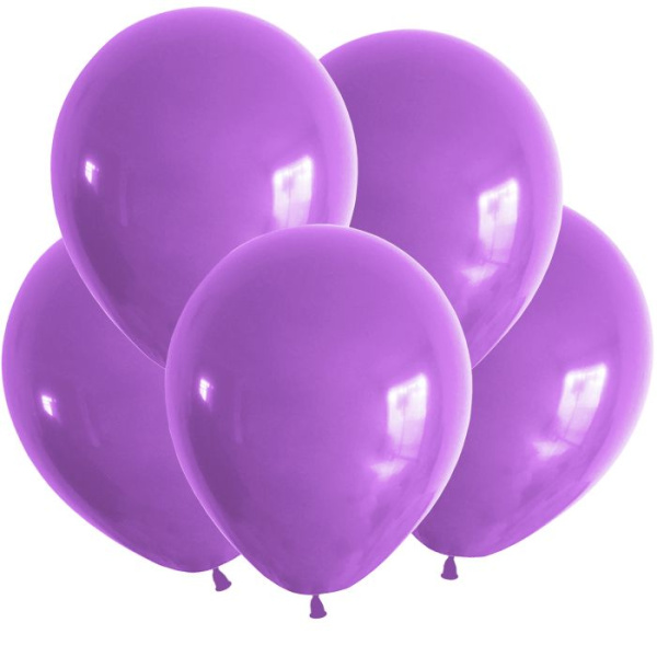 Шар латекс 12"/ВП пастель Сиреневый Light purple