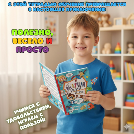 «Нескучная рабочая тетрадь» + подарок вечный карандаш