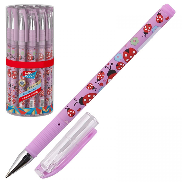 Ручка шариковая ЕК56050 ColorTouch Ladybug