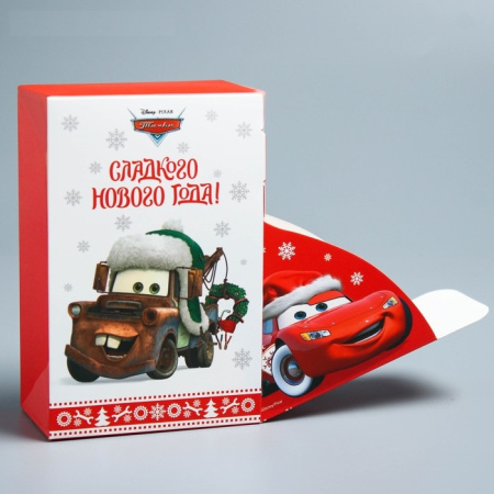 Подарочная коробка «С Новым Годом!», Тачки, 10 х 16 х 6 см