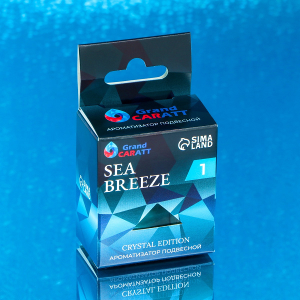 Ароматизатор подвесной Grand Caratt Crystal Edition, Sea Breeze, 6 мл