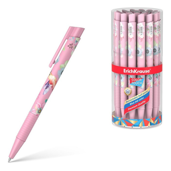 Ручка шариковая автоматическая ErichKrause ColorTouch Colibri