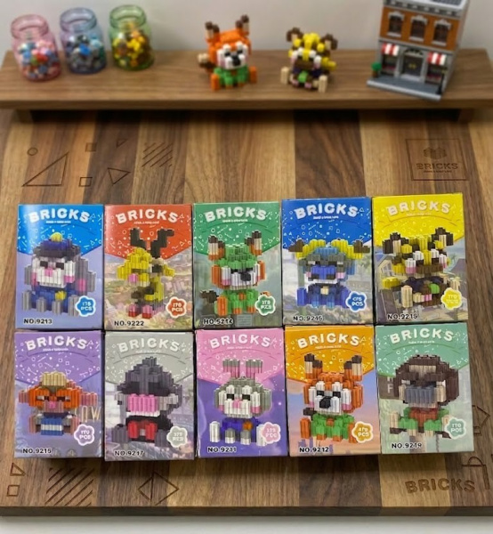 Конструктор "BRICKS", 179 деталей, микс
