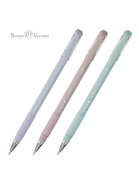 РУЧКА "EasyWrite.Morandi" ШАРИКОВАЯ 0.5 ММ, СИНЯЯ, 3 вида