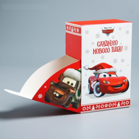 Подарочная коробка «С Новым Годом!», Тачки, 10 х 16 х 6 см