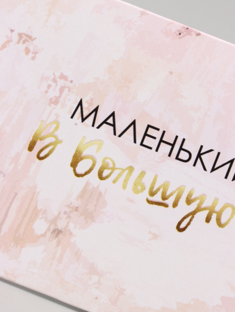 Конверт для денег «Маленький вклад в большую мечту» 16×8 см