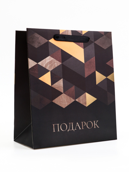 Пакет подарочный вертикальный "Подарок", ML, 23 × 27 × 11.5 см  