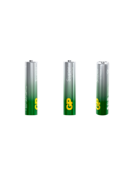 Батарейка алкалиновая GP Super, ААА, LR03-80BOX, 1.5 В
