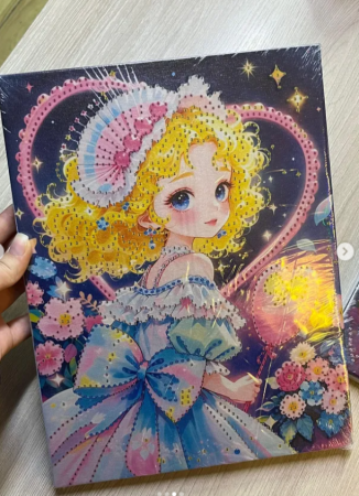 Алмазная мозаика Девочки Аниме, 23*30 см, микс