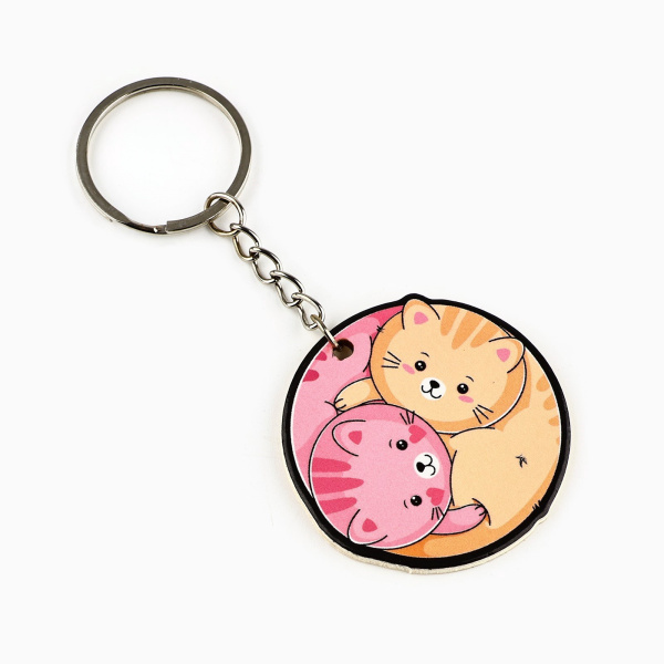 Подарочный набор «Мур-мур» магнит + брелок, 14,5 х 12 см    