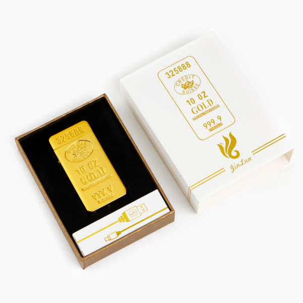 Зажигалка электронная, дуговая, USB, 3.5×1×7 см