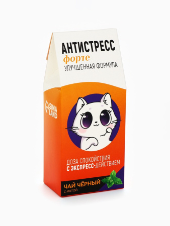 Чай чёрный «Антистресс», со вкусом мяты, 100 г