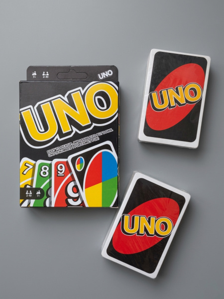 Карточная игра "Uno-черные", 7+