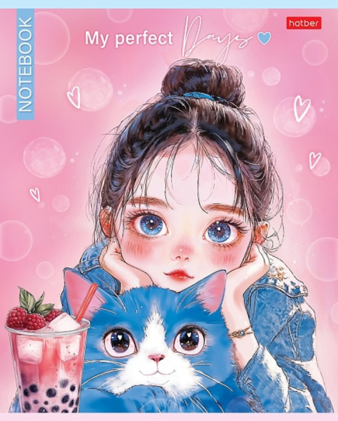 Набор тетрадей "Bubble Tea", 5 шт., клетка, 48л.