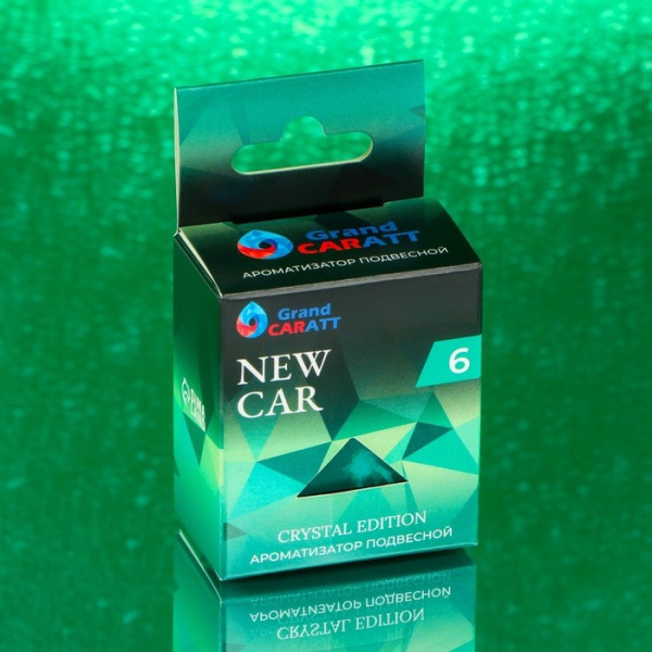 Ароматизатор подвесной Grand Caratt Crystal Edition, New Car, 7 мл   