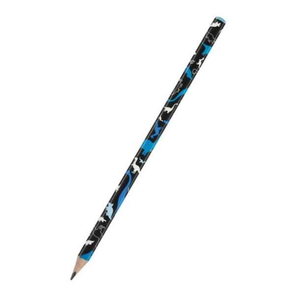 Карандаш чернографитный BrunoVisconti HappyGraphix JUMBO "Сказочные животные. Динозаврики", НВ, 