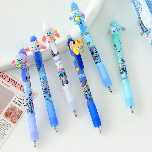 Ручка гелевая для детей, STITCH Микс 