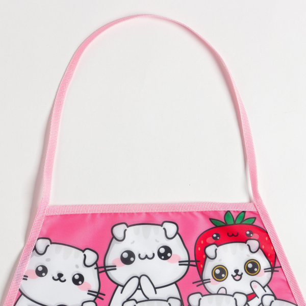 Фартук детский для творчества «Этель» Happy cats, 49×39 см