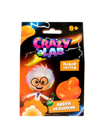 Набор опытов Волшебный мир «Неоновый лизун. Crazy Lab»