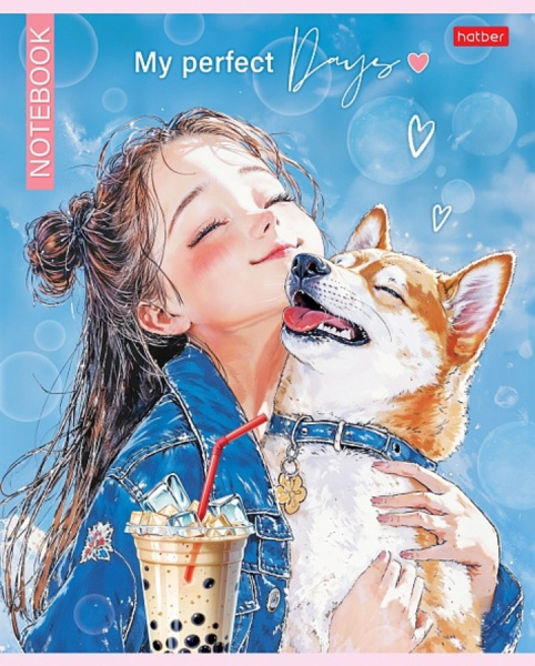 Набор тетрадей "Bubble Tea", 5 шт., клетка, 48л.