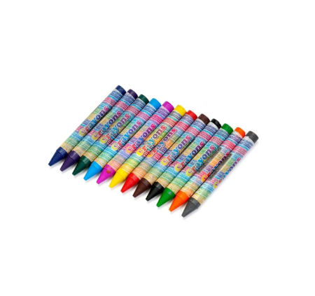 Набор восковых мелков Yalong Crayons12 цв