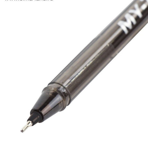 Ручка шариковая масляная Pensan My-Tech, узел-игла 0.7 мм, чернила чёрные