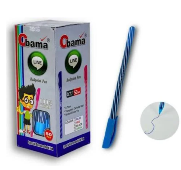 Ручка шариковая Obama Line, стержень синий
